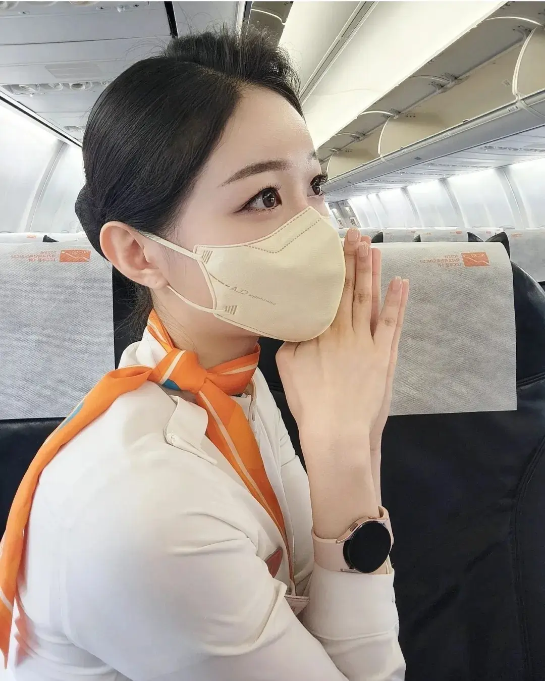 她身着制服宛如女神降临，HD高清播放《韩国空姐》，领略制服与女神的完美融合！